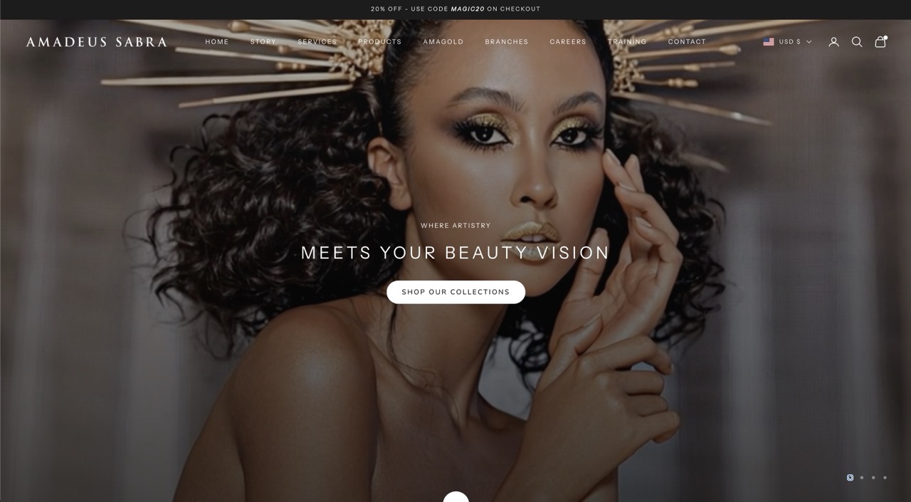 Amadeus Sabra Portfolio Website